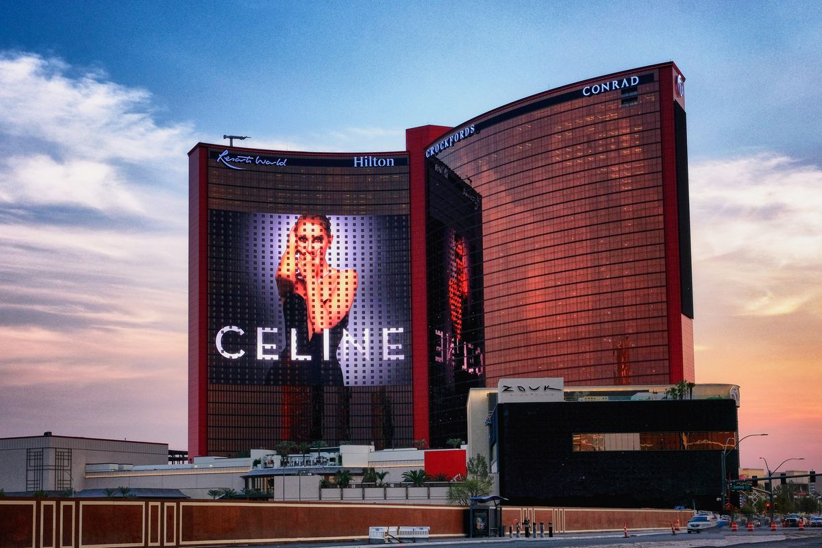 LED Sign at Resorts World Las Vegas