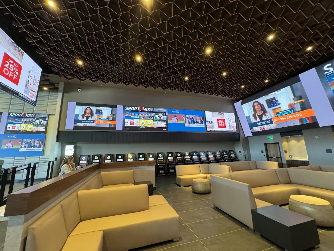 LED display inside Draft Kings Scottsdale by Wright Hospitality LV