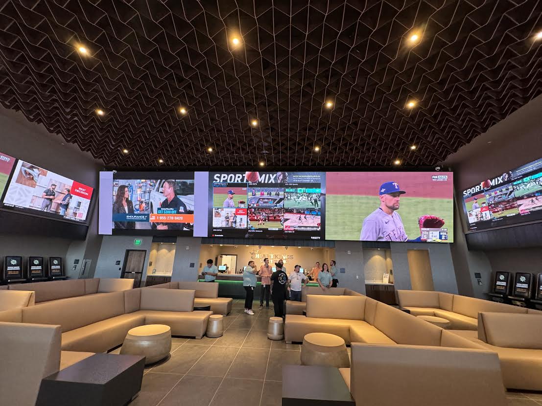 LED display inside Draft Kings Scottsdale by Wright Hospitality LV